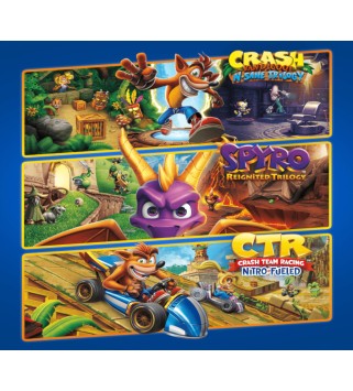 Crash + Spyro Triple Play Bundle Region: ARGENTINA XBOX One / Xbox Series X|S Xbox Series X|S Key 